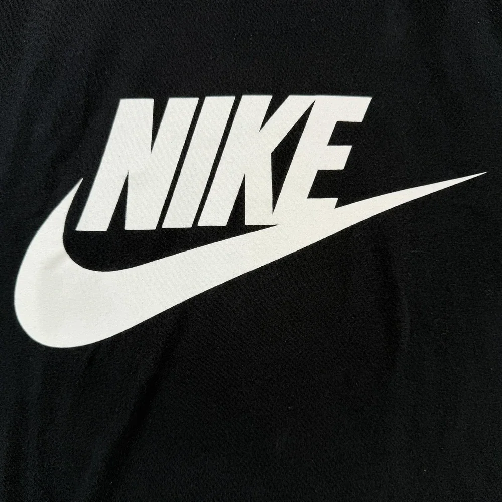 Nike Shirt Mens‎ Large Black Swoosh Logo Graphic Front Tee T-Shirt Tagless